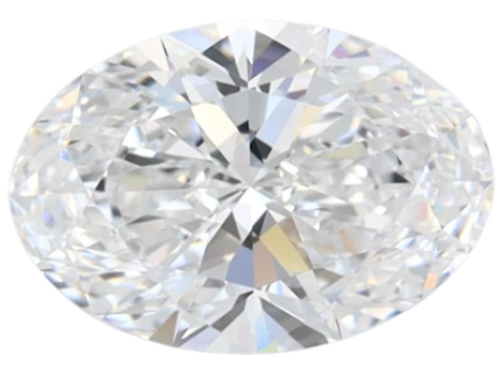 1.12 Carat D VVS1 Oval Lab Diamond For Cheap