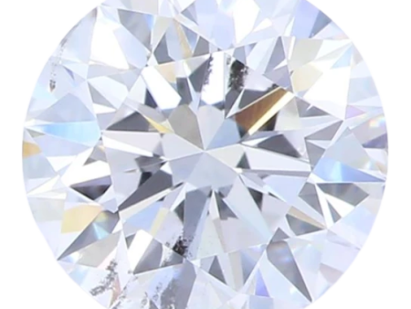 1.51 Carat F SI2 Round Lab Diamond For Sale