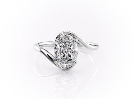 The Skyler Set With A 2.5 Carat Oval Lab Diamond Online Hot Sale