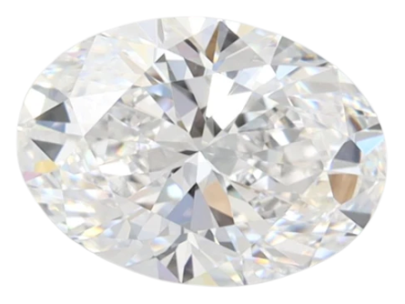 1.53 Carat D IF Oval Lab Diamond Supply