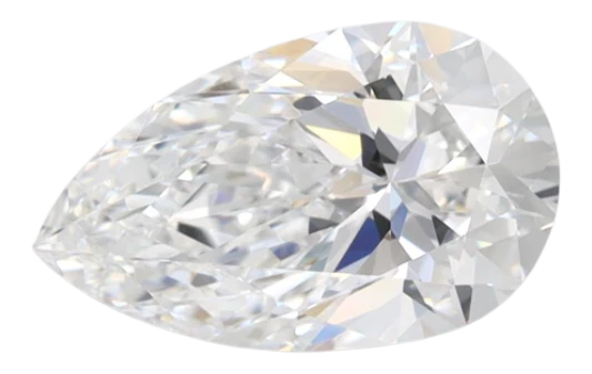 1.58 Carat D VVS1 Pear Lab Diamond Hot on Sale