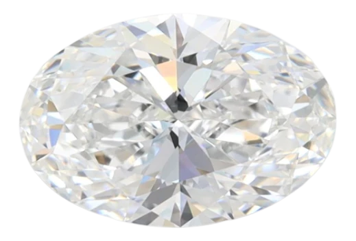 1.55 Carat D VVS1 Oval Lab Diamond Online Sale