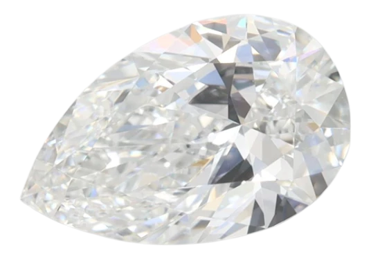 2.0 Carat D IF Pear Lab Diamond Hot on Sale