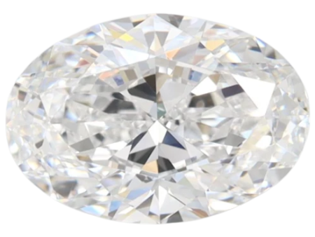 1.59 Carat D VVS1 Oval Lab Diamond Fashion