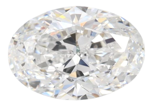 1.59 Carat D VVS1 Oval Lab Diamond Fashion