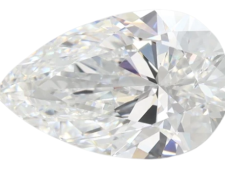 2.4 Carat D VVS2 Pear Lab Diamond Cheap