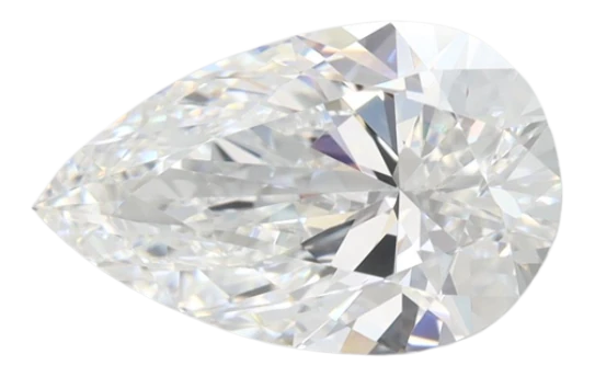 2.4 Carat D VVS2 Pear Lab Diamond Cheap