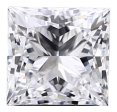 1.5 Carat D VVS1 Princess Lab Diamond Online