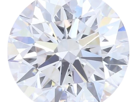 1.65 Carat I SI1 Round Lab Diamond For Sale