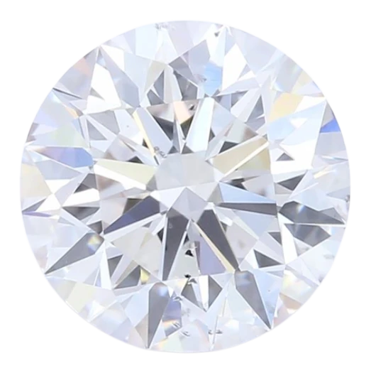 1.65 Carat I SI1 Round Lab Diamond For Sale