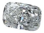 1.55 Carat F VS1 Elongated Cushion Lab Diamond For Sale