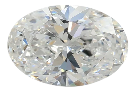 1.5 Carat E VS1 Oval Lab Diamond For Discount