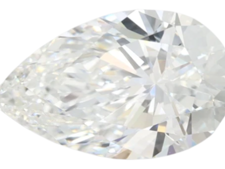 2.75 Carat E IF Pear Lab Diamond For Sale