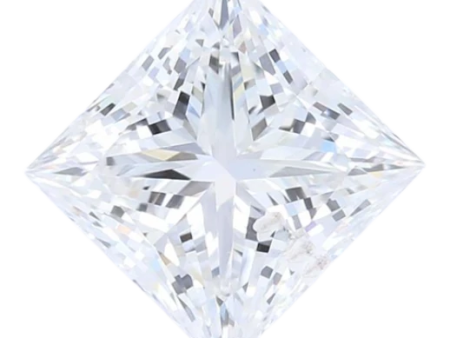 1.62 Carat F SI2 Princess Lab Diamond on Sale