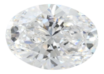 2.55 Carat D VVS1 Oval Lab Diamond Discount