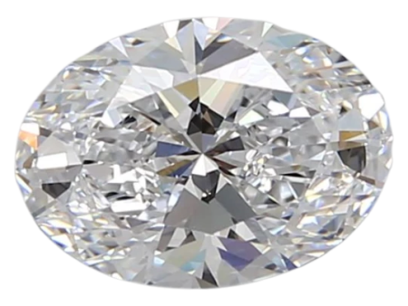 2.01 Carat D VVS1 Oval Lab Diamond For Discount