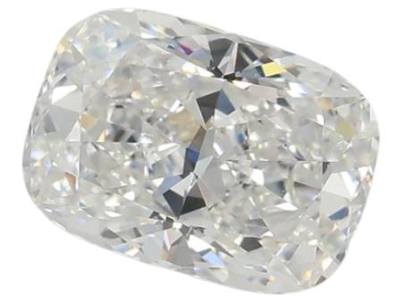 1.51 Carat E VS1 Elongated Cushion Lab Diamond For Sale