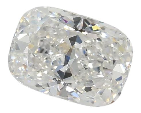 1.51 Carat E VS1 Elongated Cushion Lab Diamond For Sale