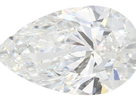 1.57 Carat D VVS1 Pear Lab Diamond Hot on Sale