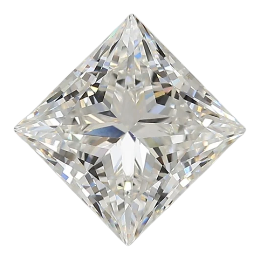 2.72 Carat G VVS2 Princess Lab Diamond Online now