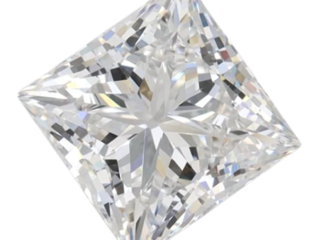 3.35 Carat E VVS2 Princess Lab Diamond Fashion