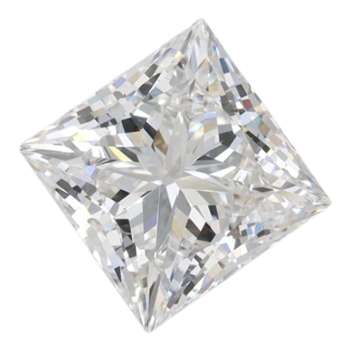 3.35 Carat E VVS2 Princess Lab Diamond Fashion