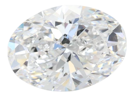 2.18 Carat D VVS1 Oval Lab Diamond For Cheap