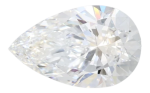 1.5 Carat E IF Pear Lab Diamond on Sale