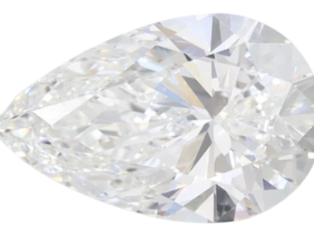 1.65 Carat D IF Pear Lab Diamond Fashion