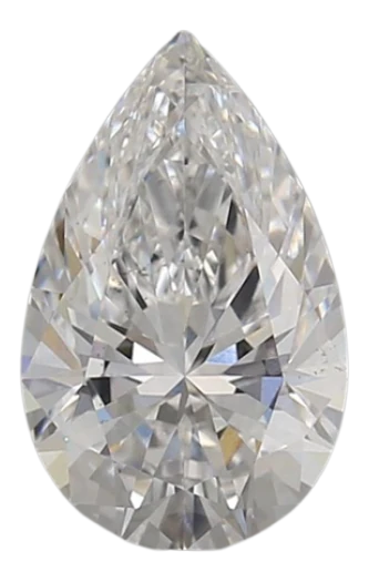 1.72 Carat F VS1 Pear Lab Diamond For Discount