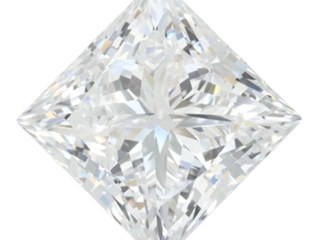 2.48 Carat D VVS2 Princess Lab Diamond on Sale