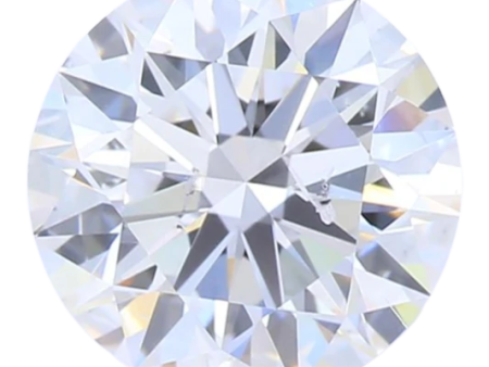 1.56 Carat F SI2 Round Lab Diamond on Sale