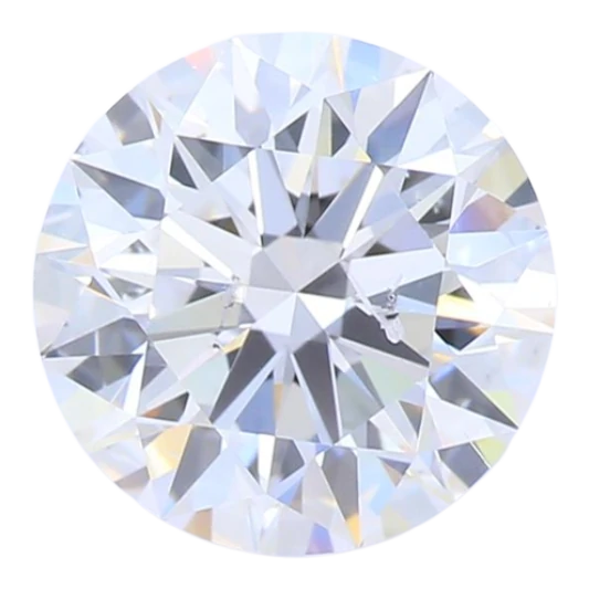 1.56 Carat F SI2 Round Lab Diamond on Sale