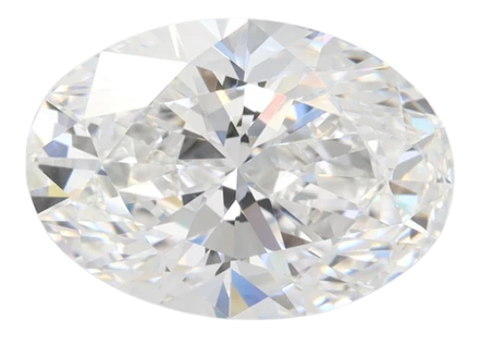 2.58 Carat E IF Oval Lab Diamond on Sale