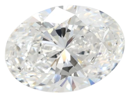 2.04 Carat D VVS1 Oval Lab Diamond For Discount