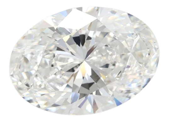 2.04 Carat D VVS1 Oval Lab Diamond For Discount