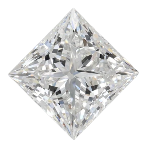 3.44 Carat E VVS1 Princess Lab Diamond on Sale