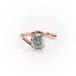 The Skyler Set With A 2 Carat Cushion Lab Diamond Hot on Sale