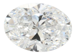 2.59 Carat D VVS1 Oval Lab Diamond Cheap