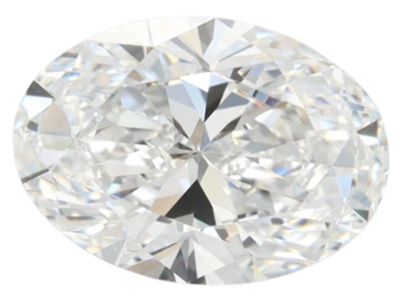 2.59 Carat D VVS1 Oval Lab Diamond Cheap