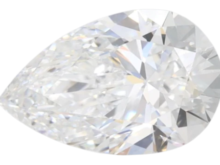 2.05 Carat D VVS1 Pear Lab Diamond For Sale