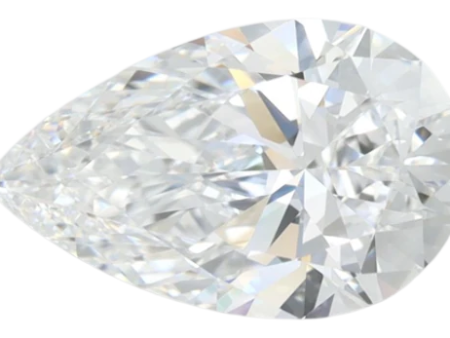 2.03 Carat D IF Pear Lab Diamond Fashion