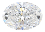 1.54 Carat D VVS1 Oval Lab Diamond Cheap