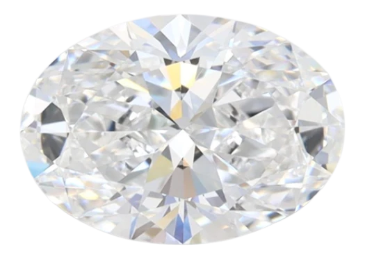 1.54 Carat D VVS1 Oval Lab Diamond Cheap