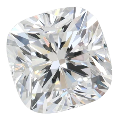 2.17 Carat D IF Cushion Lab Diamond For Sale