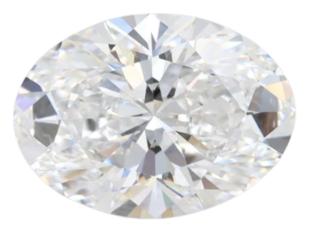 3.3 Carat D VVS1 Oval Lab Diamond Online Hot Sale