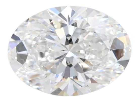 3.3 Carat D VVS1 Oval Lab Diamond Online Hot Sale