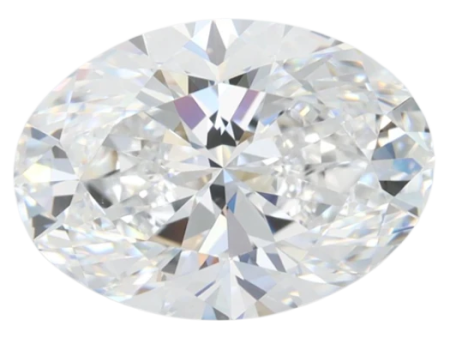 3.72 Carat D VVS1 Oval Lab Diamond Supply