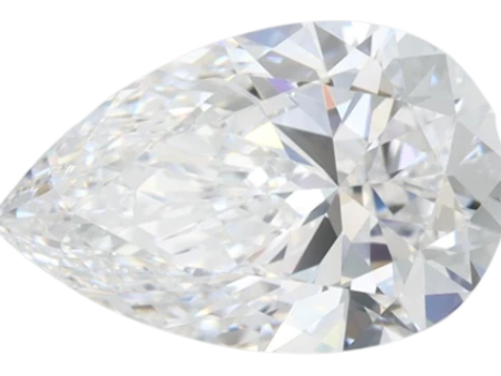 2.18 Carat D VVS2 Pear Lab Diamond Fashion