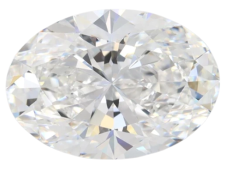 4.39 Carat E IF Oval Lab Diamond on Sale